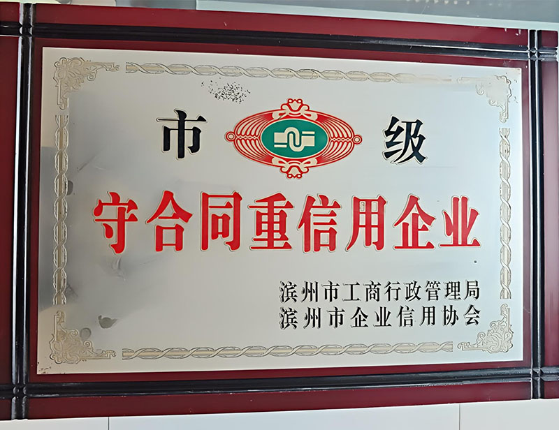 市级守合同重信用企业